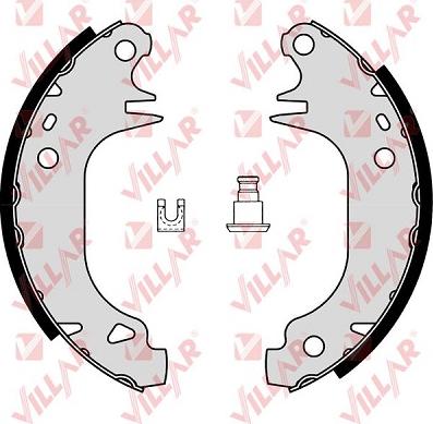 Villar 629.0340 - Brake Shoe Set www.autospares.lv