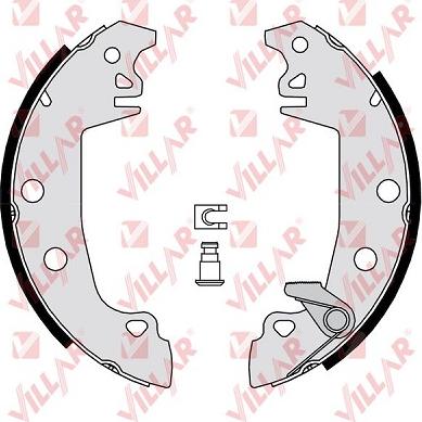 Villar 629.0341 - Bremžu loku komplekts www.autospares.lv