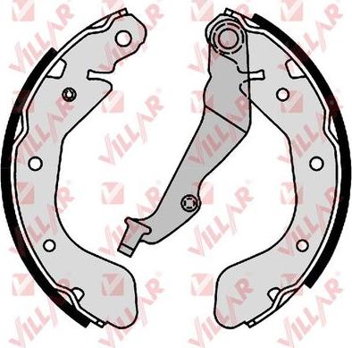 Villar 629.0203 - Brake Shoe Set www.autospares.lv