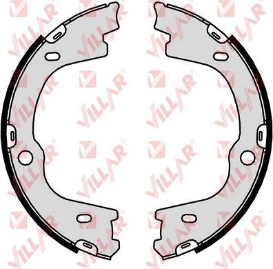 Villar 629.0275 - Brake Shoe Set, parking brake www.autospares.lv