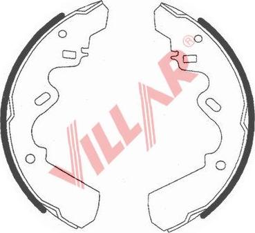 Villar 629.0745 - Brake Shoe Set www.autospares.lv