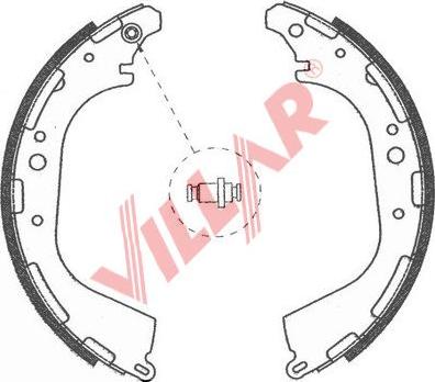 Villar 629.0753 - Brake Shoe Set www.autospares.lv