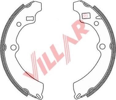 Villar 629.0765 - Bremžu loku komplekts www.autospares.lv