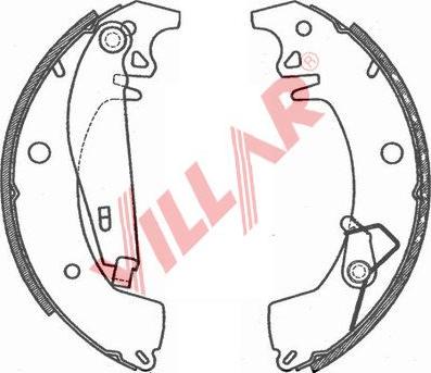 Villar 629.0760 - Bremžu loku komplekts autospares.lv