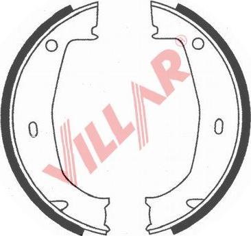 Villar 629.0730 - Brake Shoe Set, parking brake www.autospares.lv