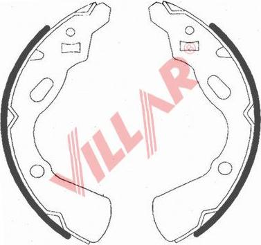 Villar 629.0737 - Bremžu loku komplekts www.autospares.lv