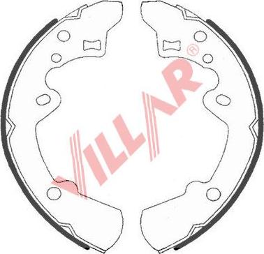 Villar 629.0720 - Bremžu loku komplekts www.autospares.lv