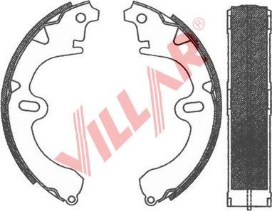 Villar 629.0779 - Brake Shoe Set www.autospares.lv