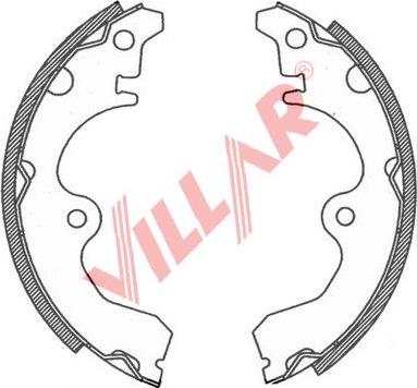 Villar 629.0777 - Bremžu loku komplekts www.autospares.lv