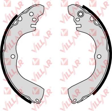 Villar 629.B881 - Brake Shoe Set www.autospares.lv