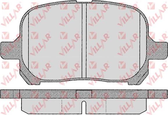 Roadhouse D7077581 - Brake Pad Set, disc brake www.autospares.lv