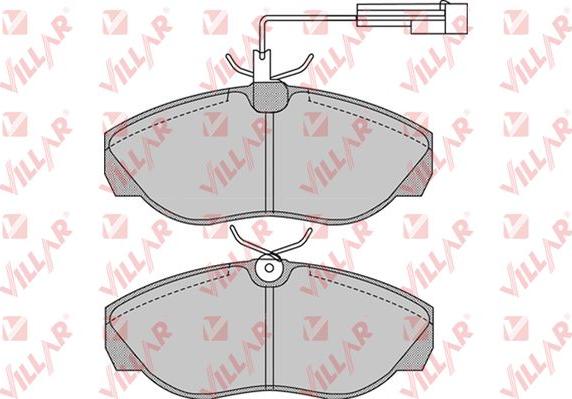 Villar 626.0964 - Brake Pad Set, disc brake www.autospares.lv