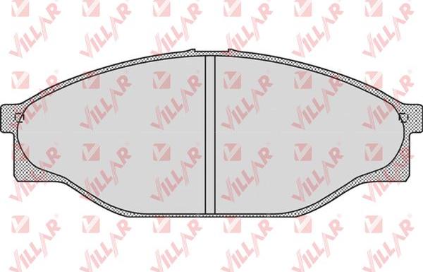 Villar 626.0927 - Brake Pad Set, disc brake www.autospares.lv