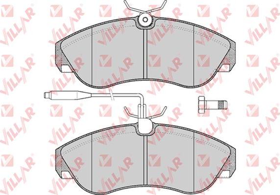 Villar 626.0494 - Brake Pad Set, disc brake www.autospares.lv