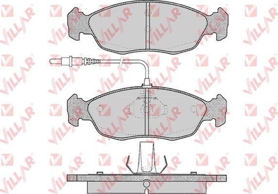 Villar 626.0450 - Brake Pad Set, disc brake www.autospares.lv