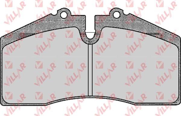 Villar 626.0466 - Bremžu uzliku kompl., Disku bremzes www.autospares.lv