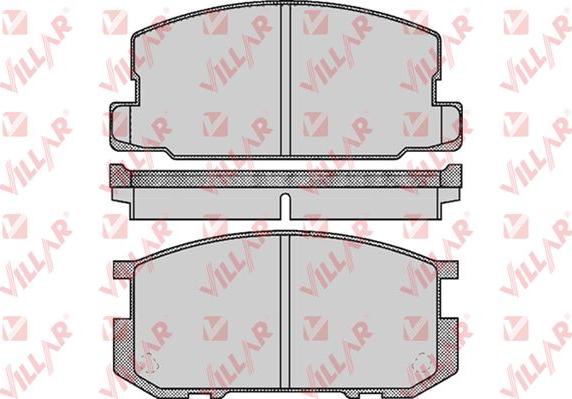 Villar 626.0416 - Brake Pad Set, disc brake www.autospares.lv