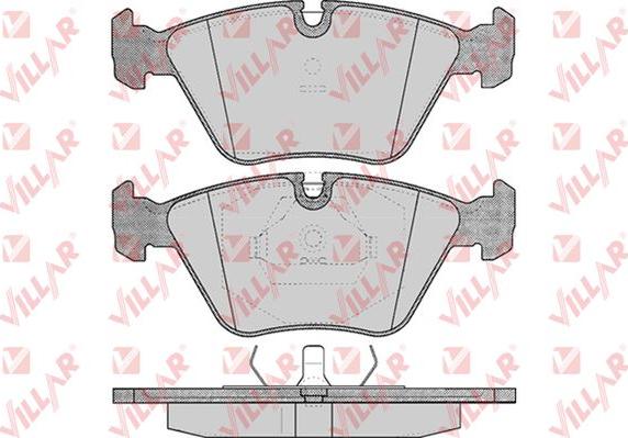 Villar 626.0417 - Тормозные колодки, дисковые, комплект www.autospares.lv