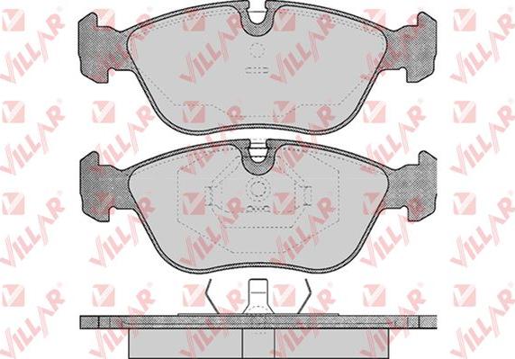 Villar 626.0436 - Brake Pad Set, disc brake www.autospares.lv