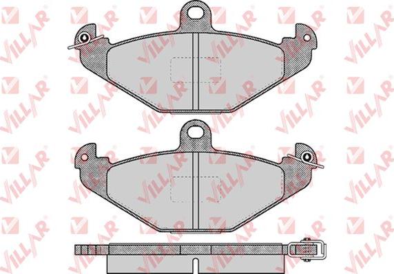 Villar 626.0427 - Bremžu uzliku kompl., Disku bremzes autospares.lv