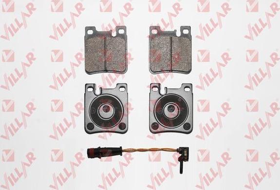 Villar 626.0477B - Bremžu uzliku kompl., Disku bremzes www.autospares.lv