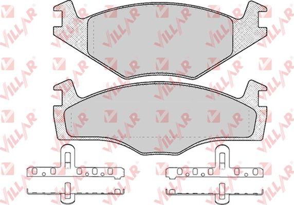 Villar 626.0591 - Brake Pad Set, disc brake www.autospares.lv