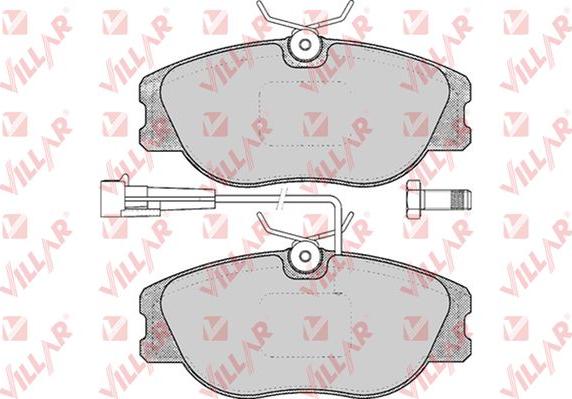 Villar 626.0556 - Brake Pad Set, disc brake www.autospares.lv