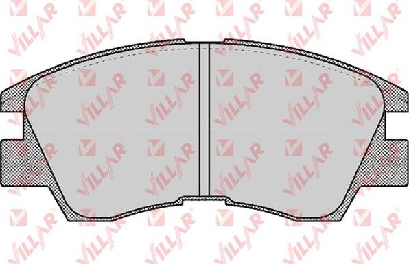 Villar 626.0550 - Brake Pad Set, disc brake www.autospares.lv