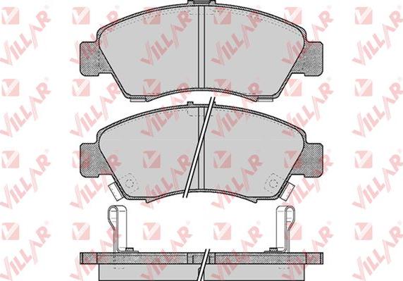 Villar 626.0558 - Bremžu uzliku kompl., Disku bremzes autospares.lv