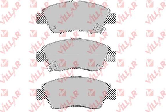 Villar 626.0564 - Brake Pad Set, disc brake www.autospares.lv