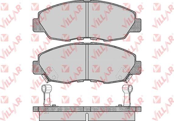 Villar 626.0566 - Тормозные колодки, дисковые, комплект www.autospares.lv