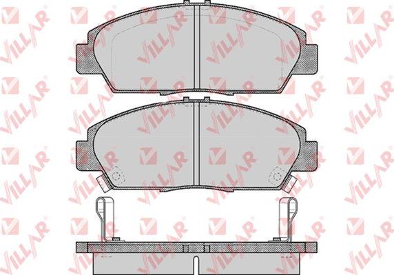 Villar 626.0567 - Тормозные колодки, дисковые, комплект www.autospares.lv