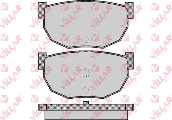 Villar 626.0503 - Тормозные колодки, дисковые, комплект www.autospares.lv