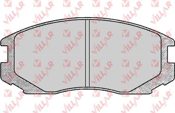 Villar 626.0502 - Brake Pad Set, disc brake www.autospares.lv