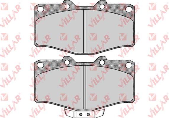 Villar 626.0538 - Brake Pad Set, disc brake www.autospares.lv