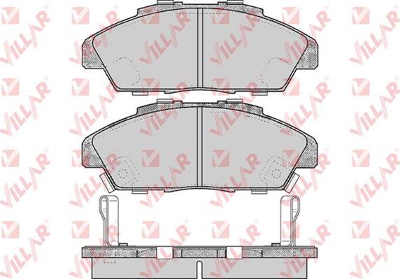 Villar 626.0571 - Brake Pad Set, disc brake www.autospares.lv