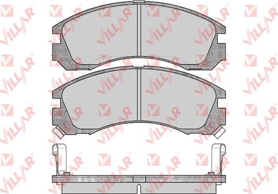 Villar 626.0578 - Тормозные колодки, дисковые, комплект www.autospares.lv