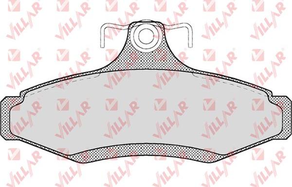 Villar 626.0694 - Тормозные колодки, дисковые, комплект www.autospares.lv