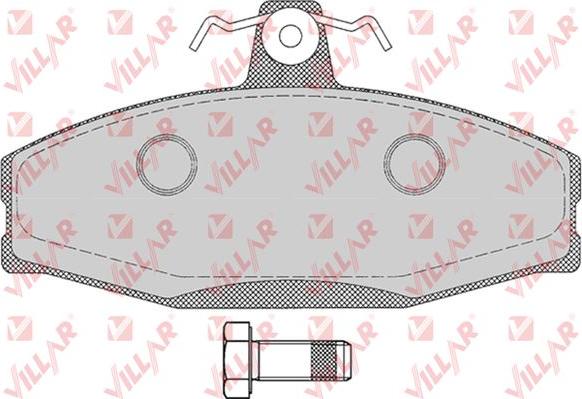 Villar 626.0651 - Brake Pad Set, disc brake www.autospares.lv