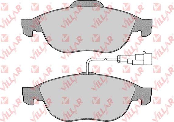 Villar 626.0664 - Тормозные колодки, дисковые, комплект www.autospares.lv