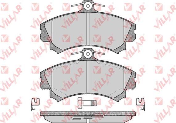 Villar 626.0615 - Brake Pad Set, disc brake www.autospares.lv