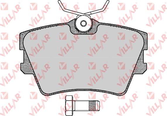 Villar 626.0616 - Bremžu uzliku kompl., Disku bremzes www.autospares.lv