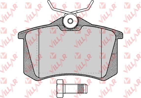 Villar 626.0634 - Brake Pad Set, disc brake www.autospares.lv