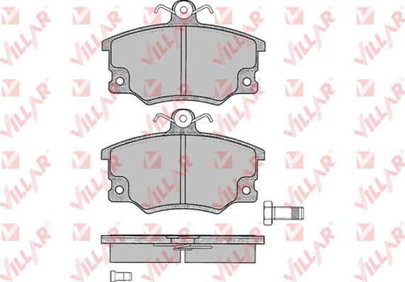 Villar 626.0094 - Тормозные колодки, дисковые, комплект www.autospares.lv