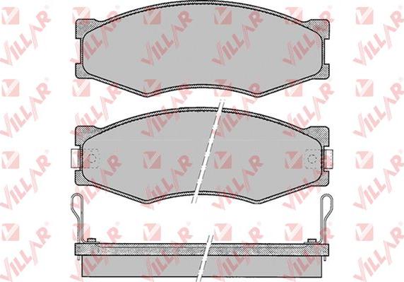 Villar 626.0092 - Brake Pad Set, disc brake www.autospares.lv