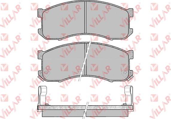 Villar 626.0041 - Тормозные колодки, дисковые, комплект www.autospares.lv