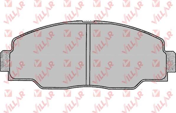 Villar 626.0059 - Brake Pad Set, disc brake www.autospares.lv