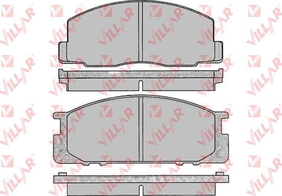 Villar 626.0063 - Тормозные колодки, дисковые, комплект www.autospares.lv