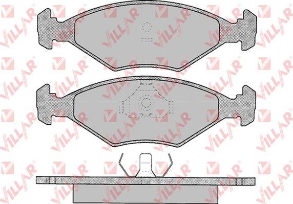 Villar 626.0016 - Brake Pad Set, disc brake www.autospares.lv