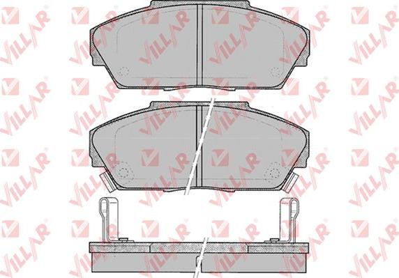 Villar 626.0080 - Brake Pad Set, disc brake www.autospares.lv